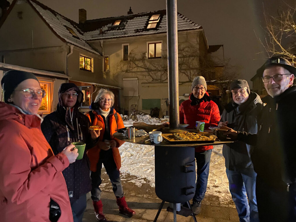 BesucherInnen der Finissage am 29.2.2026