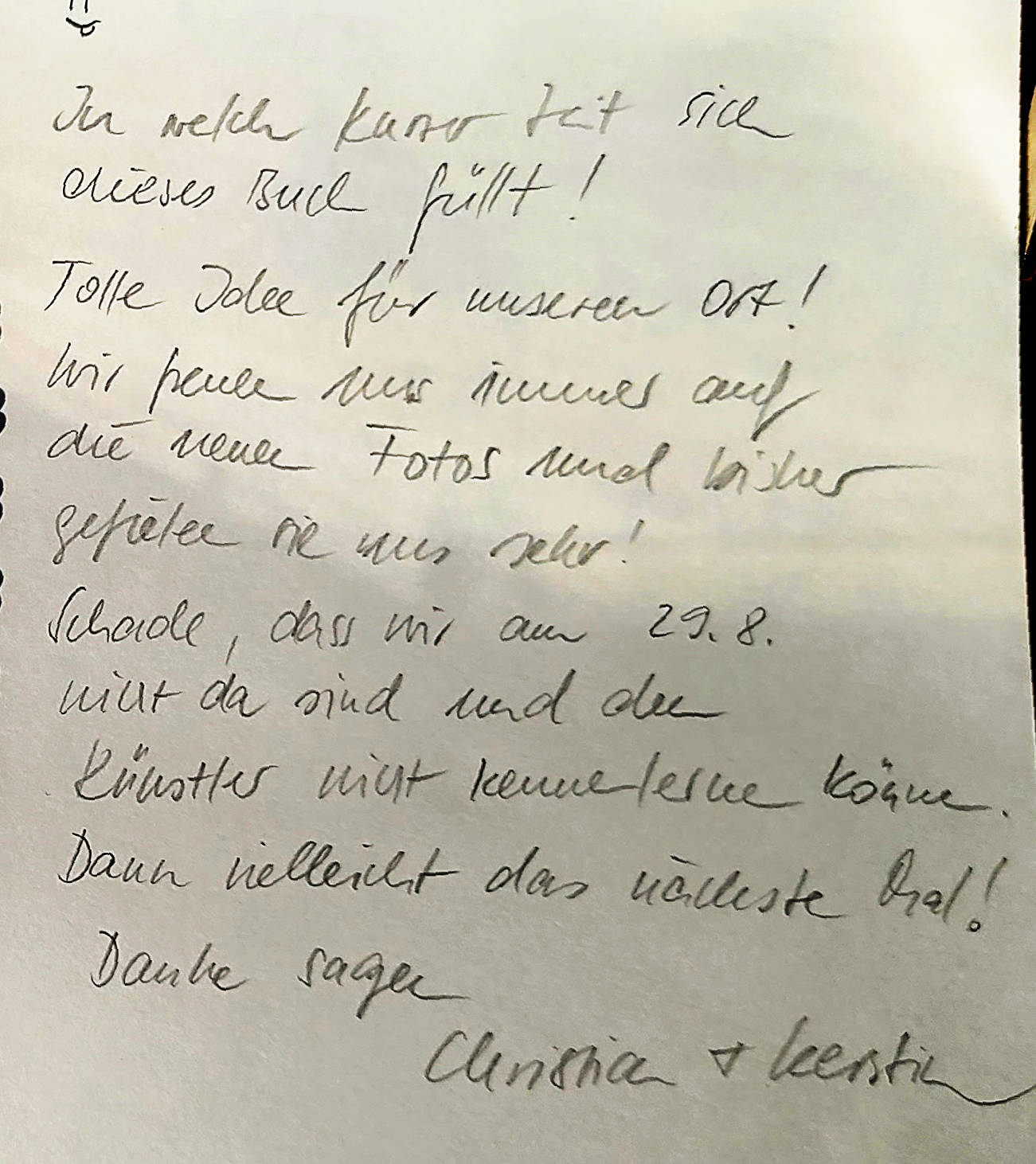 Finissage am Freitag 27. Februar